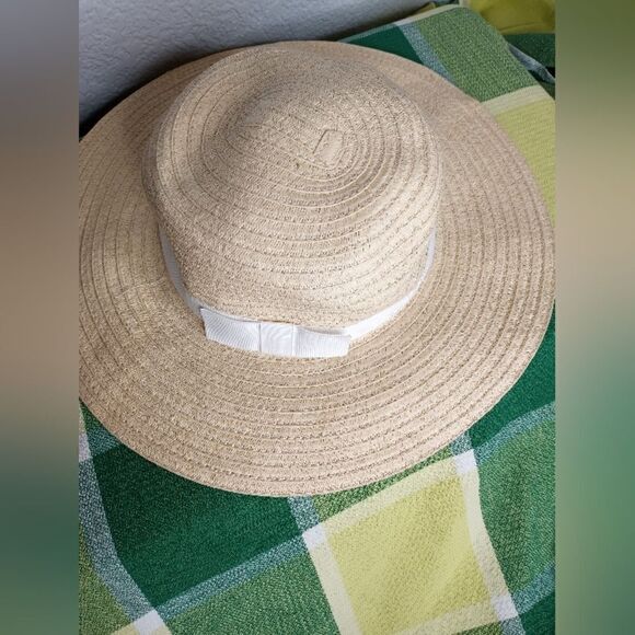 Gymboree S Color Beige Paper Blend Women's Summer Hat - Picture 1 of 6